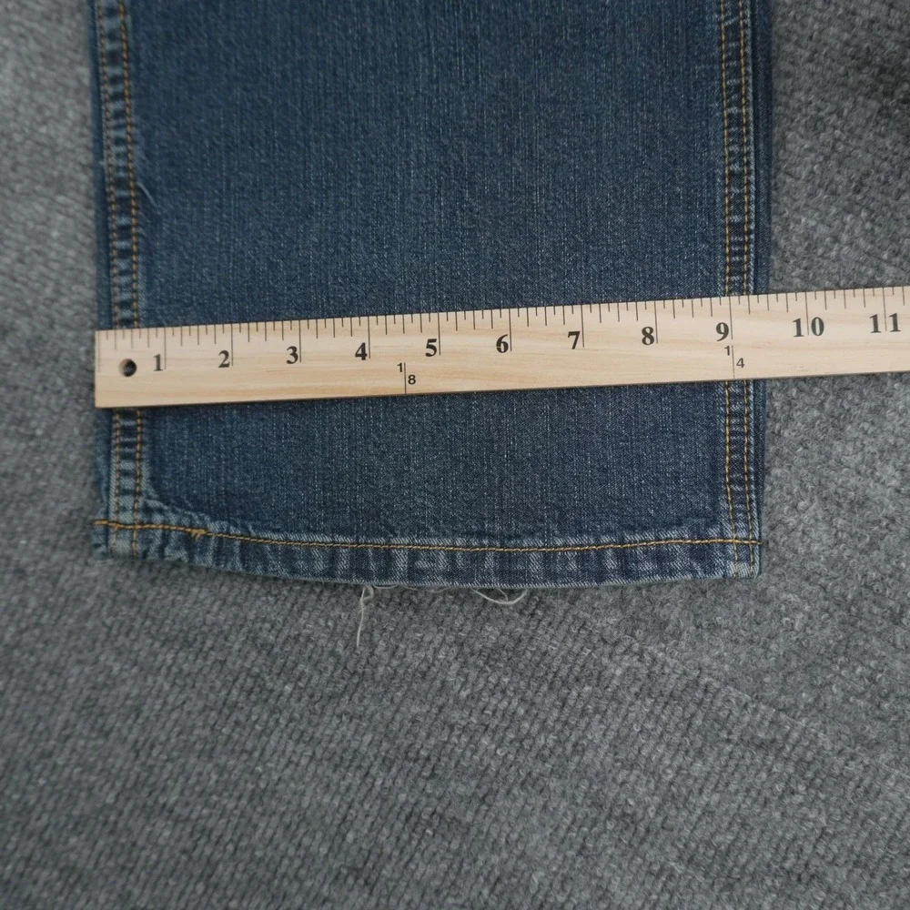 Nautica Jeans Company Carpenter BAGGY Pants Mens 30x32 Denim Utility Hammer Loop